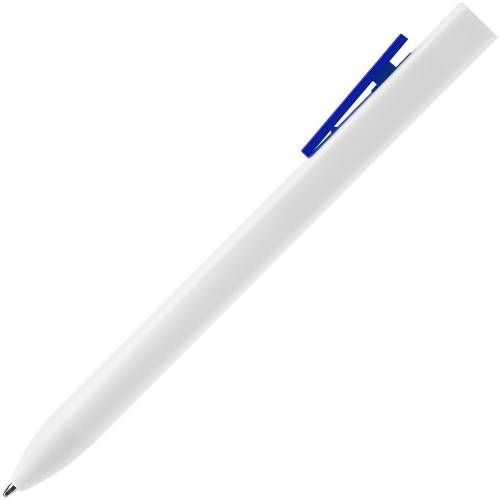 Ручка шариковая Swiper SQ, белая с синим фото 4