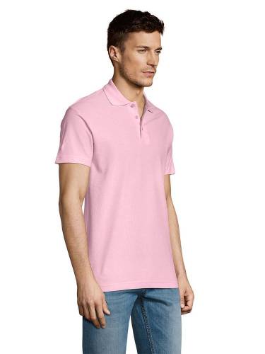 Рубашка поло мужская Summer 170, розовая фото 6