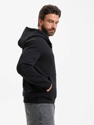 Толстовка унисекс оверсайз Sartoro, черная фото 14