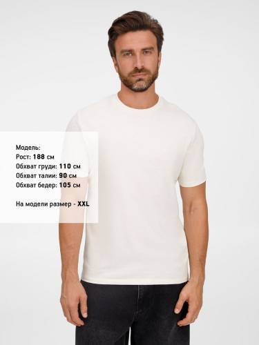 Футболка унисекс Legend, молочно-белая фото 5 Футболка унисекс Legend, молочно-белая фото 5