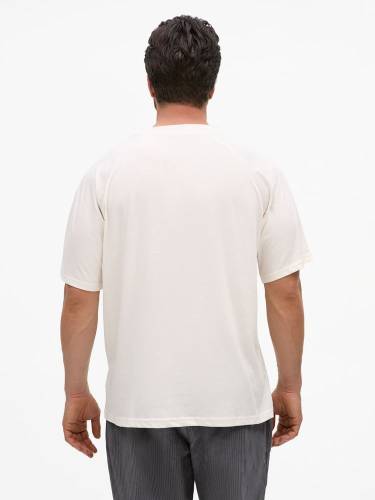 Футболка унисекс оверсайз T2, молочно-белая фото 4