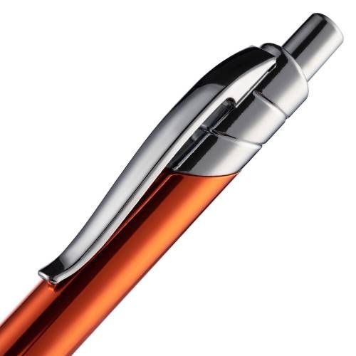 Ручка шариковая Undertone Metallic, оранжевая фото 6
