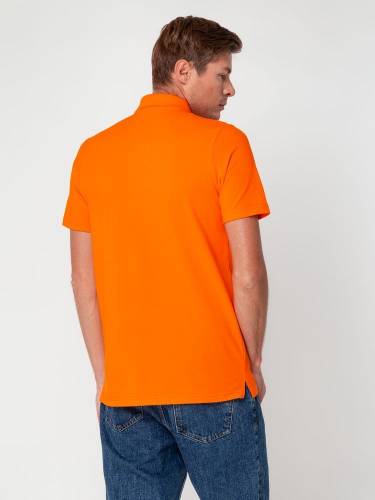 Рубашка поло мужская Virma Light, оранжевая фото 8