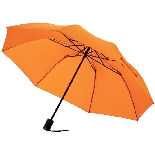 Зонт складной Rain Spell, оранжевый фото 2