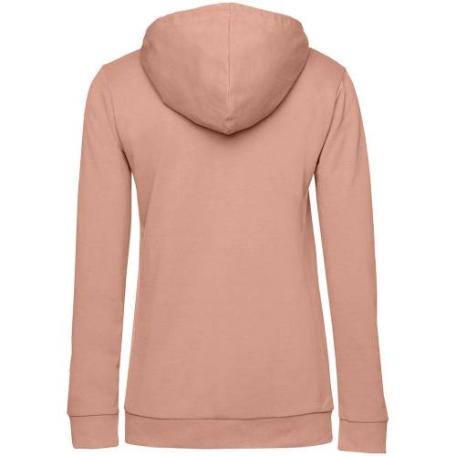 Толстовка с капюшоном женская Hoodie, бежевая (nude) фото 3