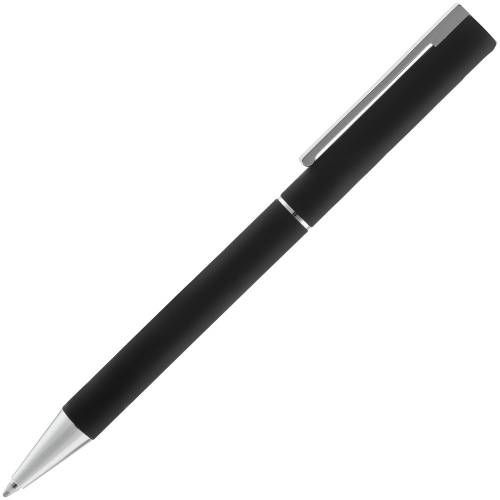 Ручка шариковая Blade Soft Touch, черная фото 4