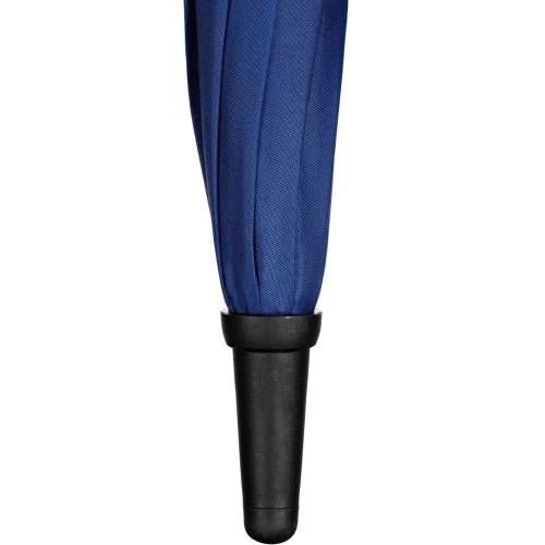 Зонт-трость Undercolor с цветными спицами, синий фото 7