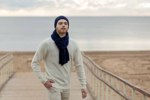 Шарф Cordelia, синий фото 8