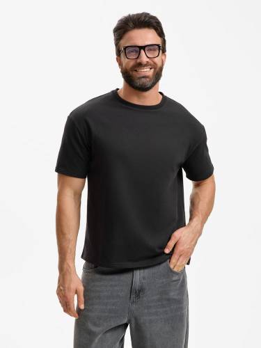 Футболка унисекс Durington, черная фото 9