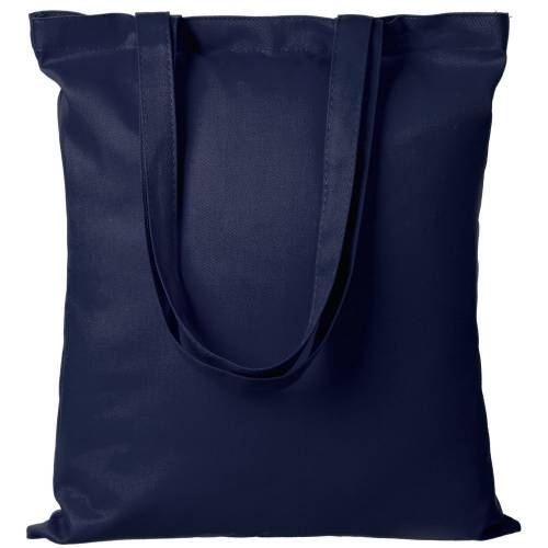 Холщовая сумка Countryside, темно-синяя фото 3