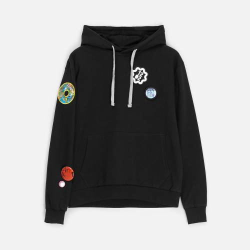 Толстовка с капюшоном Unit Kirenga, черная фото 13