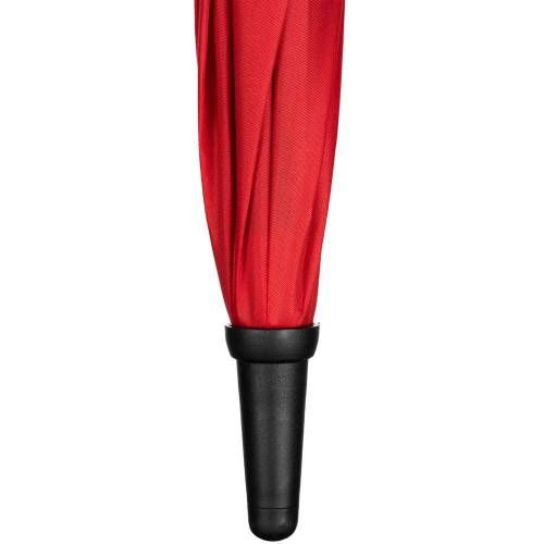 Зонт-трость Undercolor с цветными спицами, красный фото 7