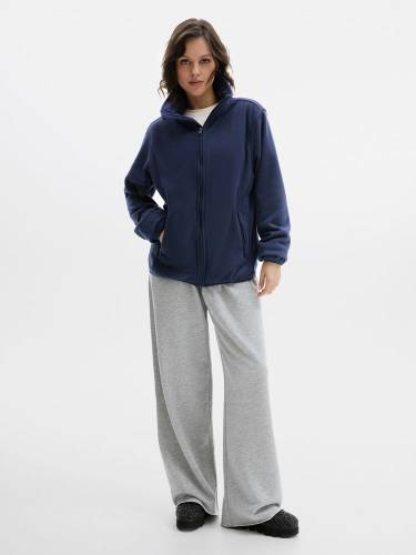 Куртка флисовая унисекс Ben Mac, темно-синяя фото 14