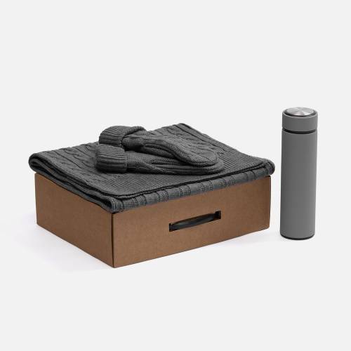 Набор Wintrish, серый меланж фото 2 Набор Wintrish, серый меланж фото 2