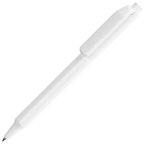 Ручка шариковая Pigra P04 Polished, белая фото 2