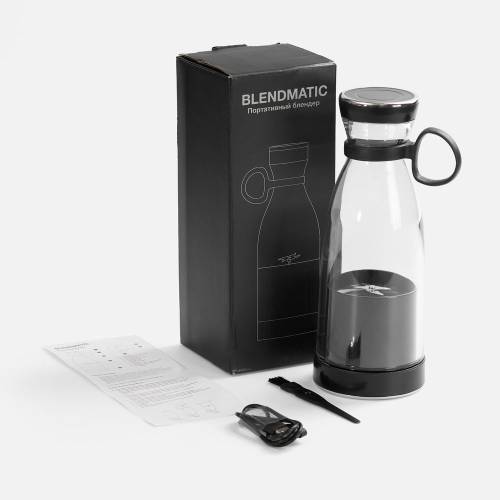 Портативный блендер BlendMatic, черный фото 8
