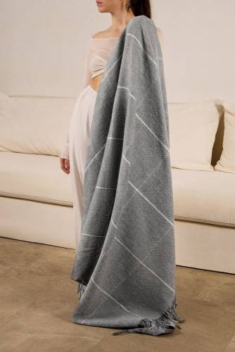 Плед «Шамони», серый фото 7