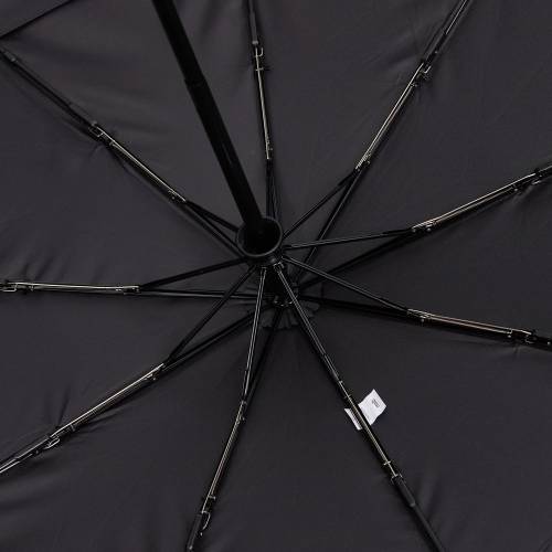 Складной зонт Dome Double с двойным куполом, черный фото 4