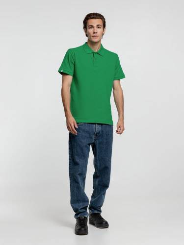 Рубашка поло мужская Virma Premium, зеленая фото 8
