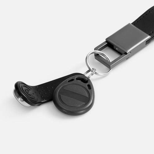 Брелок с карабином Rengas, черный фото 5 Брелок с карабином Rengas, черный фото 5