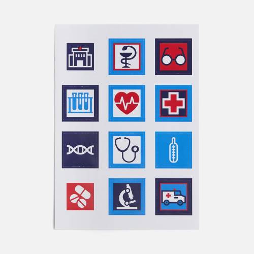 Стикерпак бумажный Industry, медицина фото 2 Стикерпак бумажный Industry, медицина фото 2