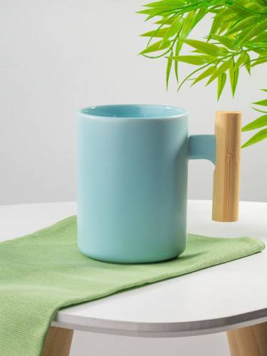 Кружка для сублимационной печати Ecogrami, голубая фото 7