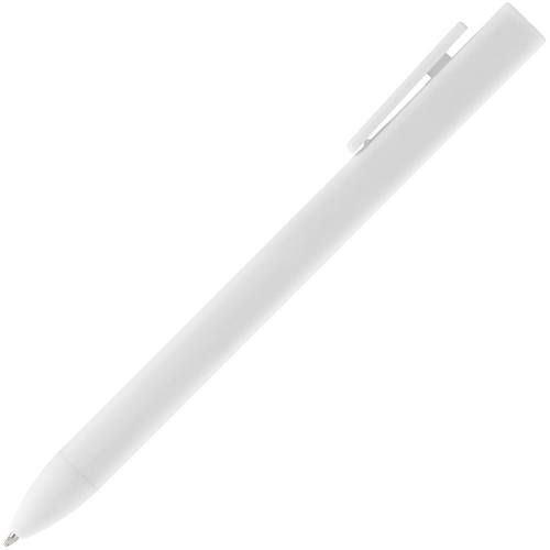 Ручка шариковая Swiper SQ Soft Touch, белая фото 4