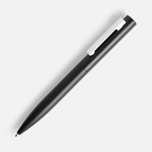 Ручка шариковая Inkolor, черная с белым фото 2