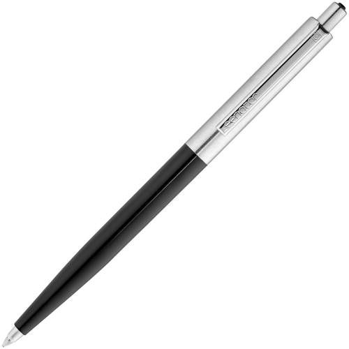 Ручка шариковая Senator Point Metal, черная фото 4