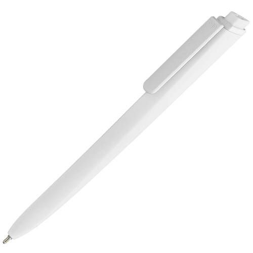 Ручка шариковая Pigra P02 Mat, белая фото 2