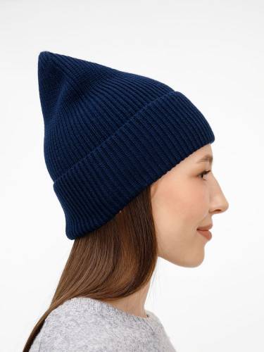 Шапка Nobilis Mono, темно-синяя фото 8 Шапка Nobilis Mono, темно-синяя фото 8