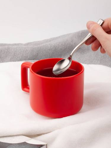 Чашка Jumbo в коробке матовая, красная фото 8