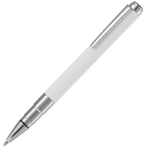 Ручка шариковая Kugel Chrome, белая фото 2