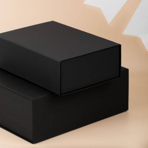 Коробка складная Portada, L, черная фото 7