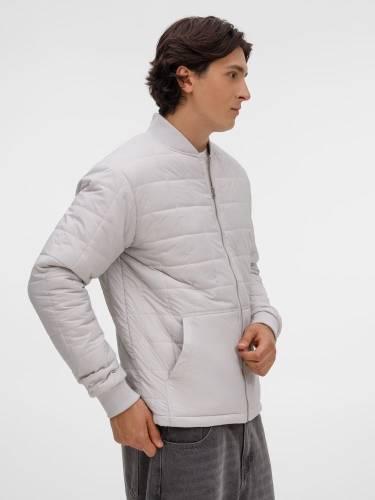 Куртка унисекс Warmbridge, светло-серая фото 10