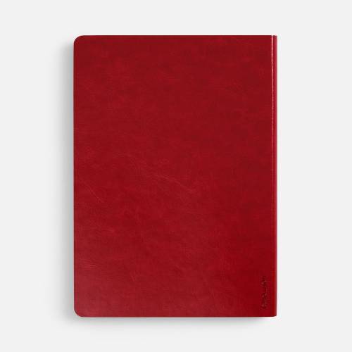 Ежедневник Nebraska Flex, недатированный, красный с золотистым фото 6