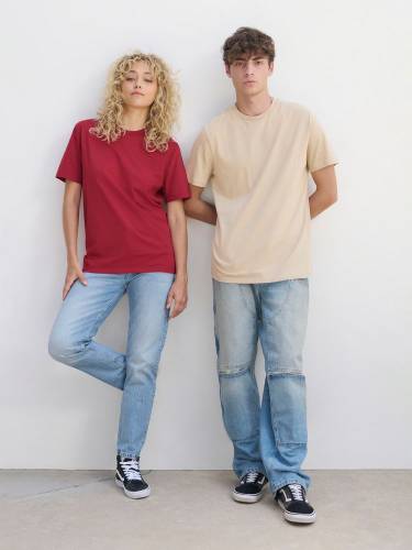 Футболка унисекс Legend, темно-синяя с молочно-белым фото 8