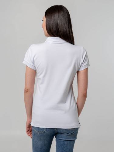Рубашка поло женская Virma Premium Lady, белая фото 8