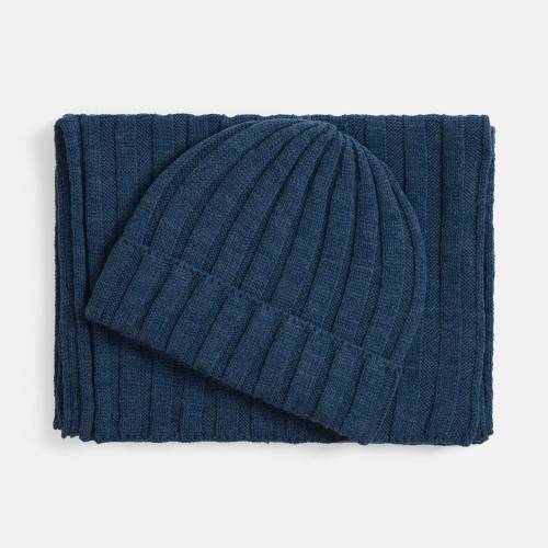 Шапка Metelitsa, синий меланж (джинс) фото 4 Шапка Metelitsa, синий меланж (джинс) фото 4