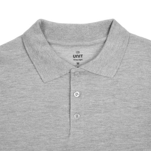 Рубашка поло мужская Virma Light, серый меланж фото 4