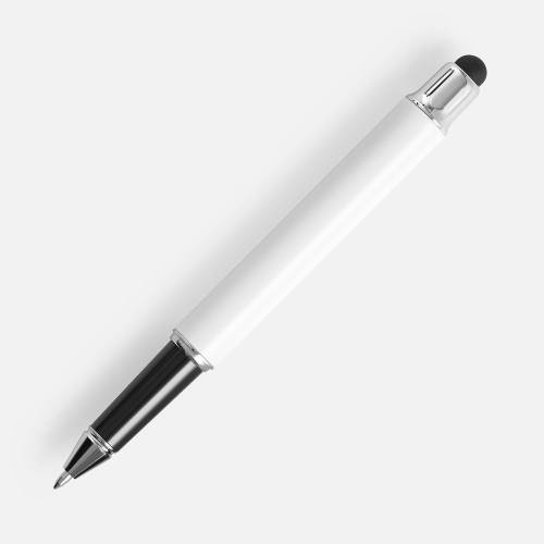 Роллер Scribo со стилусом, матовый белый фото 3