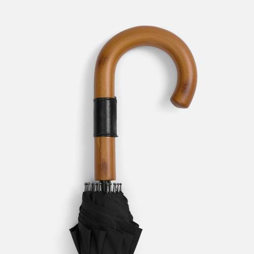 Зонт-трость Cloudfall, черный фото 7