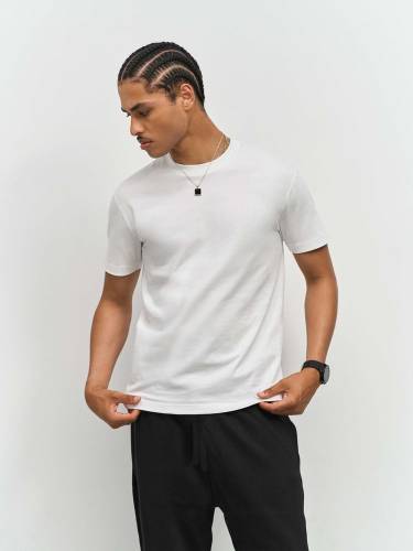 Футболка унисекс Cliff, черная фото 6