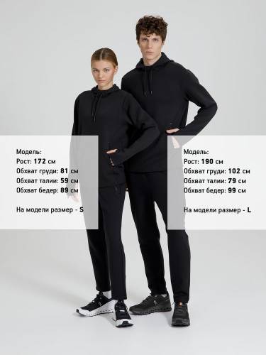 Худи унисекс Begi, черное фото 16