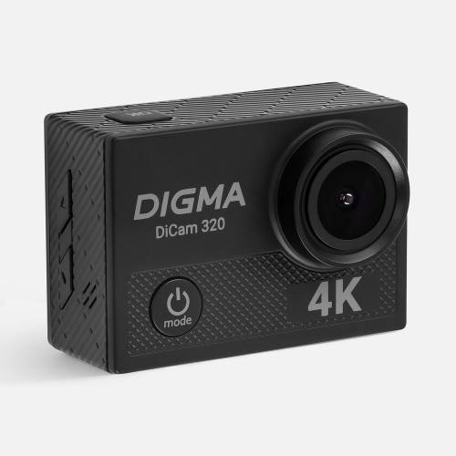 Экшн-камера Digma DiCam 320, черная фото 3