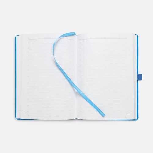 Ежедневник Favor Metal, недатированный, голубой фото 5