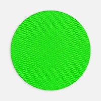 Наклейка тканевая Lunga Round, M, зеленый неон