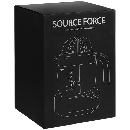 Электрическая соковыжималка для цитрусовых Source Force, серебристо-черная фото 6
