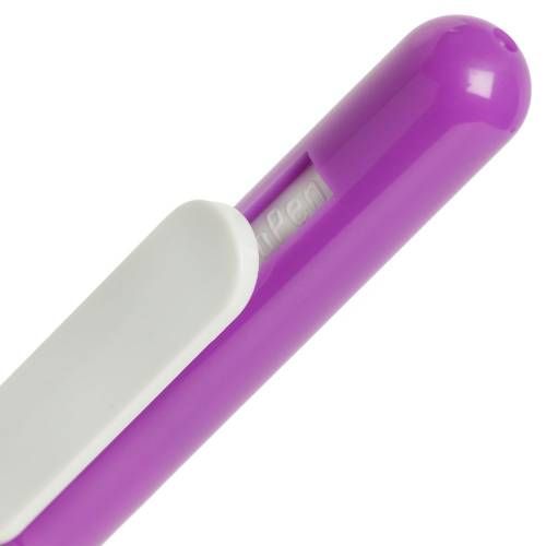 Ручка шариковая Swiper, фиолетовая с белым фото 5