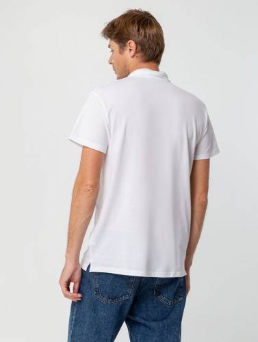 Рубашка поло мужская Summer 170, белая фото 7